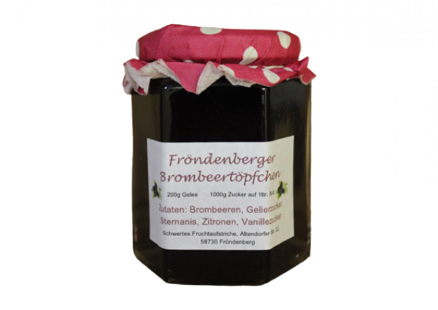 Fröndenberger Brombeertröpfchen Fruchtaufstrich