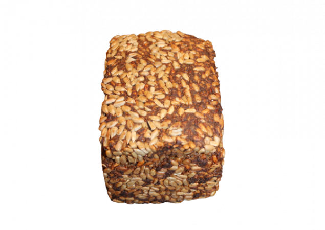 Das körnige Brot mit Sonnenblumenkerne