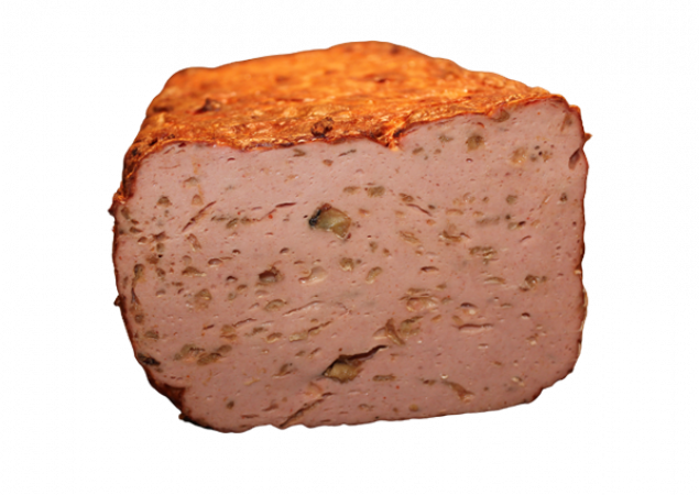 Fleischkäse mit Röstzwiebeln