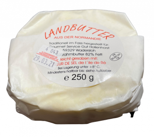 Französische Butter – Gesalzen